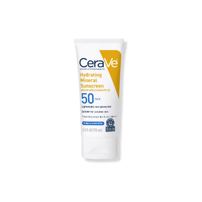 Picture of Cerave Hydrating Mineral Sunscreen SPF-50