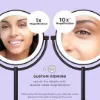 Picture of Halo Double-Sided Lighted Makeup Mirror